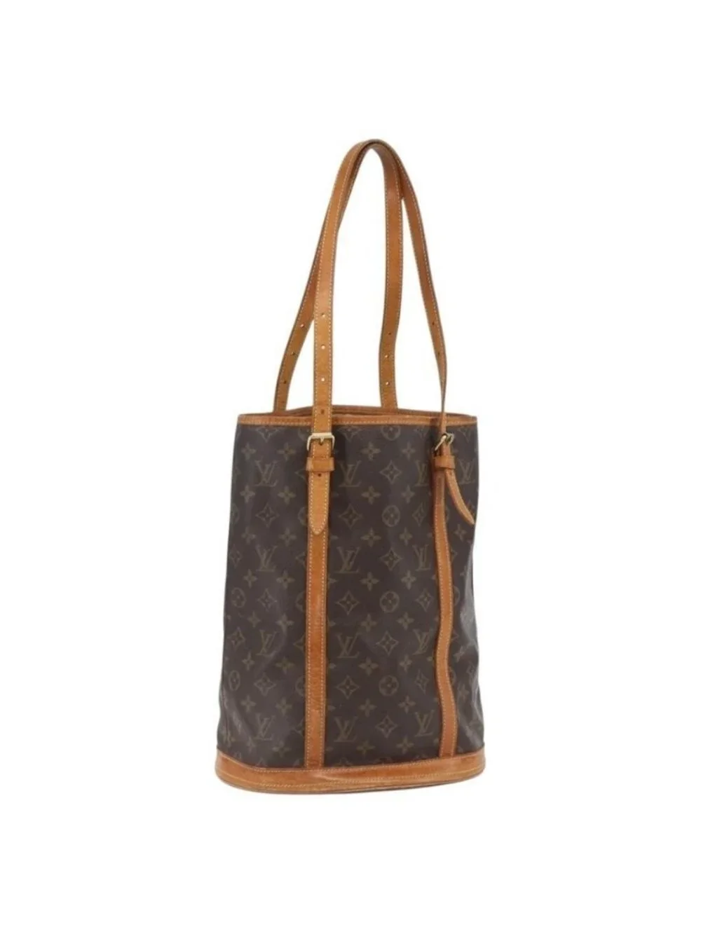 Authentic LOUIS VUITTON Monogram Bucket GM Shoulder Bag M42236 LV